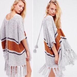 Free People poncho sweater